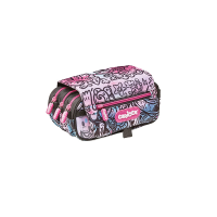 Penar Carioca 3zip Comics Blue/Pink, textil Penar Carioca 3zip Comics Blue/Pink, textil