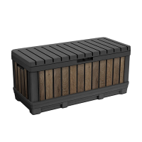 Сундук для хранения Keter Kentwood 340л, 128X53.6X59 см, орех Сундук для хранения Keter Kentwood 340л, 128X53.6X59 см, орех