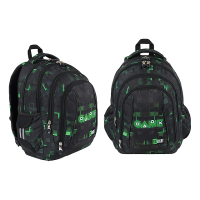 Рюкзак школьный ортопедический 32X21X43 см Green Game