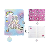 Jurnal cu lacat, A5, 96 foi, Good vibes, coperta plus