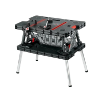 Верстак складной Keter Folding Work 85X55X75 см, зажим 2шт X 30 см, max 453 кг, черный