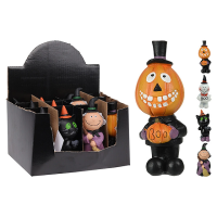 Сувенир Halloween Пугало 10cm, керамика, 4 вида Сувенир Halloween Пугало 10cm, керамика, 4 вида