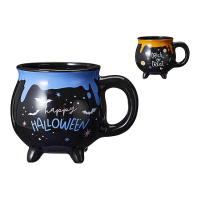 Чашка 400 мл Halloween с ножками, керамика