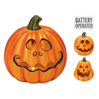 Suvenir LED Halloween Dovleac 14X14X15 cm Suvenir LED Halloween Dovleac 14X14X15 cm