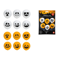Набор шаров воздушных 12шт Halloween D25 см
