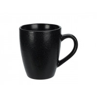 Cana 350ml Reactiv Glaze negru, ceramica