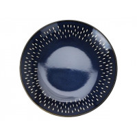 Тарелка десертная 22cm Reactiv Glaze, капли Тарелка десертная 22cm Reactiv Glaze, капли