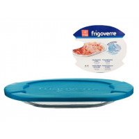 Блюдо с крышкой Bormioli Rocco Frigoverre 27X20 см, стекло/пластик, овальное