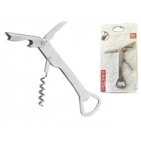 Tirbuson pentru chelneri+deschizator Gadget Lillo, inox Tirbuson pentru chelneri+deschizator Gadget Lillo, inox