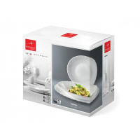 Set farfurii Bormioli Prima 18buc, sticla de opal Set farfurii Bormioli Prima 18buc, sticla de opal