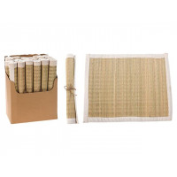 Covoras de servire din bambus 45X35cm cu captuseala din bumbac Covoras de servire din bambus 45X35cm cu captuseala din bumbac