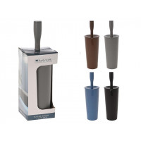 Perie WC cu suport Bathroom 37cm, din polipropilen, 4culori Perie WC cu suport Bathroom 37cm, din polipropilen, 4culori