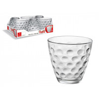 Набор стаканов для воды Dots Acqua 6шт, 260ml, прозрачный Набор стаканов для воды Dots Acqua 6шт, 260ml, прозрачный