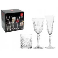 Набор 18ед Melodia: бокалы 6X160ml, 6X270ml,тумблеры 6X340ml