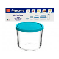 Контейнер с крышкой Frigovere 0,42l, D10cm, стекло, прозрачный/с