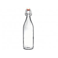 Бутылка с зажимной крышкой Giara Fun 1l, прозрачная