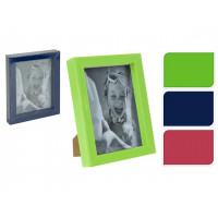Rama foto din plastic 13X18cm, 3 culori Rama foto din plastic 13X18cm, 3 culori