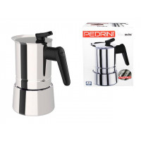 Кофеварка на 6 чашек Pedrini Caffe, нержавеющая сталь Кофеварка на 6 чашек Pedrini Caffe, нержавеющая сталь