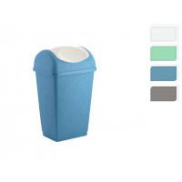 Coș pentru gunoi cu capac batant Grace 9l Coș pentru gunoi cu capac batant Grace 9l