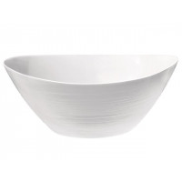 Salatiera din sticla de opal 25X24cm Prometeo, ovala Salatiera din sticla de opal 25X24cm Prometeo, ovala
