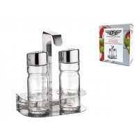 Set menaj pentru condimente Pinti Prima 2piese sare/piper, sticla/inox Set menaj pentru condimente Pinti Prima 2piese sare/piper, sticla/inox