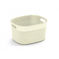 Корзина KIS Filo 3.5l, 24Х18Х12cm, белая