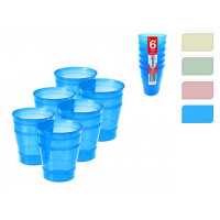 Set pahare Tontarelli Mamy 6buc, 350ml, din plastic Set pahare Tontarelli Mamy 6buc, 350ml, din plastic