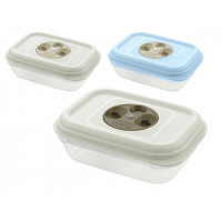 Контейнер пищевой Fresh Wave 0.95l, 19Х14Х6.3cm, клапан Контейнер пищевой Fresh Wave 0.95l, 19Х14Х6.3cm, клапан