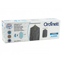 Set de 4 huse pentru haine Ordinett, 62X95cm, transparente Set de 4 huse pentru haine Ordinett, 62X95cm, transparente