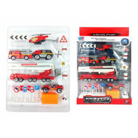 Set masini speciale de pompier 1:87, metal Set masini speciale de pompier 1:87, metal