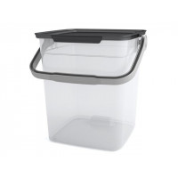 Container pentru depozitare KIS 25.5X23XH25cm, cu m?ner, cu fixator, transparent Container pentru depozitare KIS 25.5X23XH25cm, cu m?ner, cu fixator, transparent