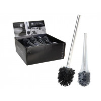 Perie pentru WC Bathroom 35cm, cu mânăr metalic Perie pentru WC Bathroom 35cm, cu mânăr metalic