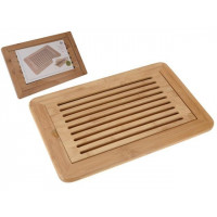 Tocator pentru taierea painii cu plasa 38X24X2cm, bambuc Tocator pentru taierea painii cu plasa 38X24X2cm, bambuc