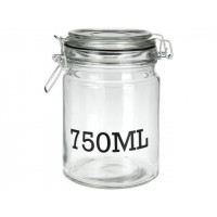Банка для хранения/консервации EH 0.75l, H15cm, крышка зажим