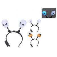 Обруч на голову Halloween с подсветкой 20x18 см