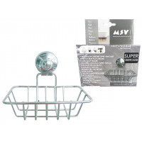 Săpunieră încorporată în perete MSV Super Ventosas, 14X11.7cm, pe Ventuză, crom Săpunieră încorporată în perete MSV Super Ventosas, 14X11.7cm, pe Ventuză, crom