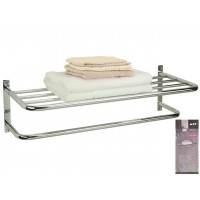 Suport pentru prosoape MSV cu raft, inox Suport pentru prosoape MSV cu raft, inox