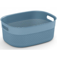Корзина KIS Filo 12l, 38X28.5X15cm, серо-голубой Корзина KIS Filo 12l, 38X28.5X15cm, серо-голубой