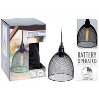 Lampa cu timer D16X21cm, neagra, pe baterii 4AA Lampa cu timer D16X21cm, neagra, pe baterii 4AA