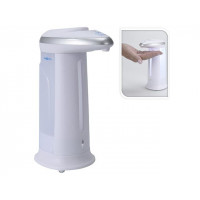 Dozator automat cu senzor Bathroom 330ml, 19cm, alb, din plastic Dozator automat cu senzor Bathroom 330ml, 19cm, alb, din plastic
