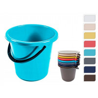 Galeata Jagiello 10l diferite culori, mâner negru, H25cm, plastic Galeata Jagiello 10l diferite culori, mâner negru, H25cm, plastic