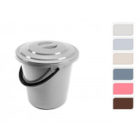 Galeata Jagiello 10l cu capac, diferite culori Galeata Jagiello 10l cu capac, diferite culori