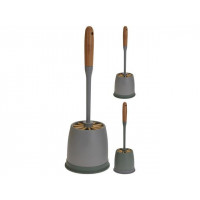 Perie WC cu suport Daily 38cm cu mâner din bambus Perie WC cu suport Daily 38cm cu mâner din bambus