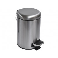Cos pentru gunoi cu pedala Tendance 3l 23X25.5cm, crom, soft close Cos pentru gunoi cu pedala Tendance 3l 23X25.5cm, crom, soft close
