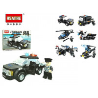 Конструктор Hsanhe mini Police 19X13.5X5cm, 6 видов