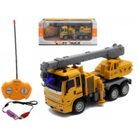Подъемный кран City truck 1:30 Р/У с аккумулятором Подъемный кран City truck 1:30 Р/У с аккумулятором