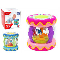 Игрушка музыкальная барабан-карусель 19cm Игрушка музыкальная барабан-карусель 19cm