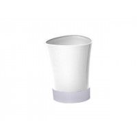 Păhar pentru periuțe de dinți Tendance Conical, albă din plastic Păhar pentru periuțe de dinți Tendance Conical, albă din plastic
