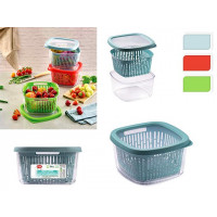 Контейнер пищевой с корзиной Aroma Keeper 1.5l, 17X17X10cm Контейнер пищевой с корзиной Aroma Keeper 1.5l, 17X17X10cm