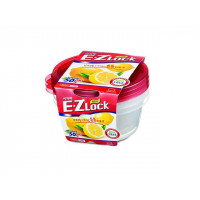 Набор емкостей пищевых EZ Lock 3шт, 0.35l, D12.5cm Набор емкостей пищевых EZ Lock 3шт, 0.35l, D12.5cm